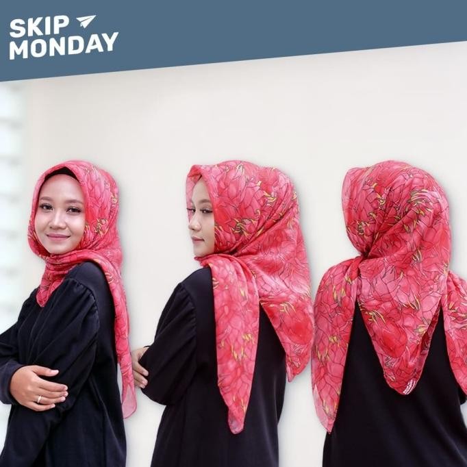 

SKIP MONDAY SCARF | TREASURE MAP - HIJAB SEGIEMPAT PREMIUM VOILE STOK TERBATAS