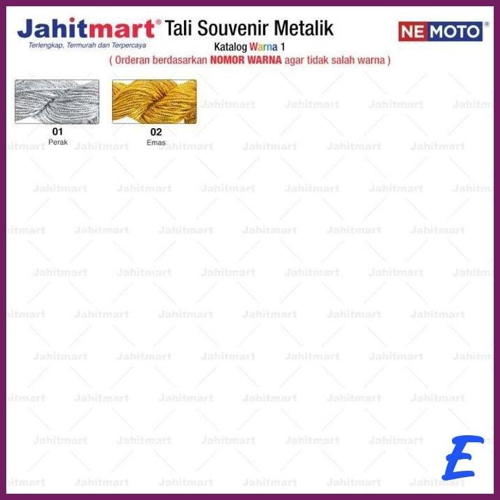 

| JH | TALI SOUVENIR METALIK MERK NEMOTO - ROLL