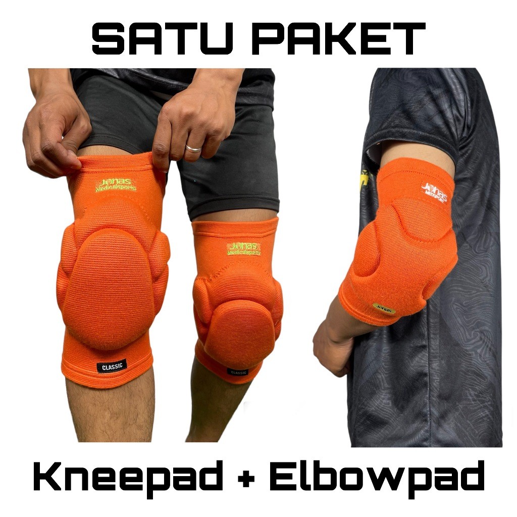 New Kneepad Jonas V2, Knepad dan Elbow pad deker pelindung lutut kiper futsal
