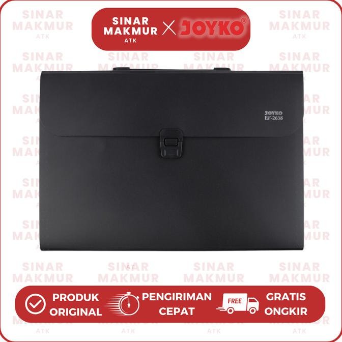 

EXPANDING FILE/MAP HARMONIKA PLASTIK FOLIO EF-2638 JOYKO (PCS) STOK TERBATAS