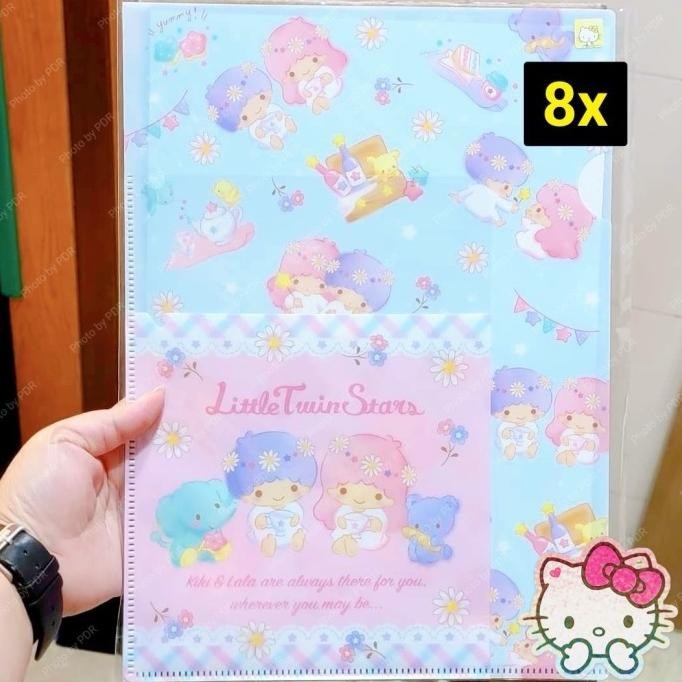 

MAP FOLDER A4 POCKET SANRIO ORIGINAL LITTLE TWIN STARS 02 STOK TERBATAS