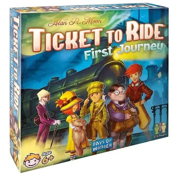 

TICKET TO RIDE FIRST JOURNEY TO AMERICA (USA MAP) BOARD GAME STOK TERBATAS