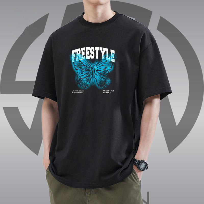 Men's Short Sleeve T Korean Style Trendy Shirt