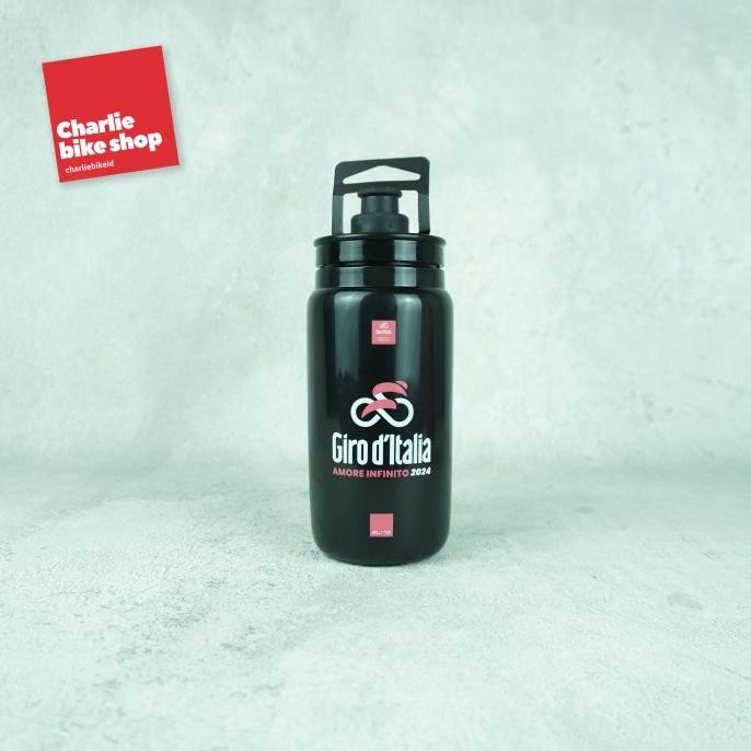 

BOTOL MINUM SEPEDA ELITE FLY GIRO D'ITALIA MAP 550ML - BLACK STOK TERBATAS