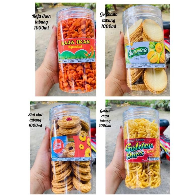 

SPECIAL (READY) SNACK BRANDED TABUNG 1000ML MURAH SNACK BRANDED MURAH GOLDEN CHIPS GO POTATO KENTANG OREO REFIL RAJA IKAN MIKO MI ENAK DLL SNACK LEBARAN TERBARU al-116