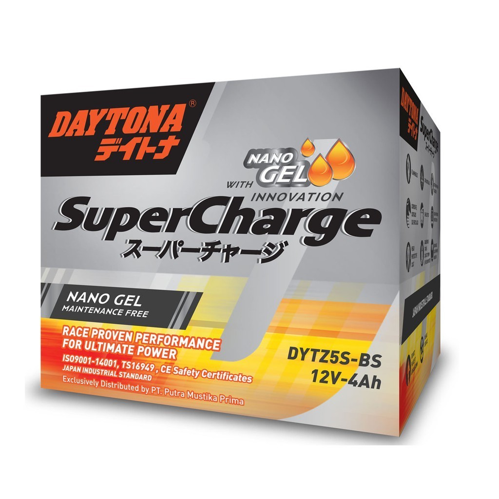Aki Motor Daytona Pro Series Supercharge Nano Gel