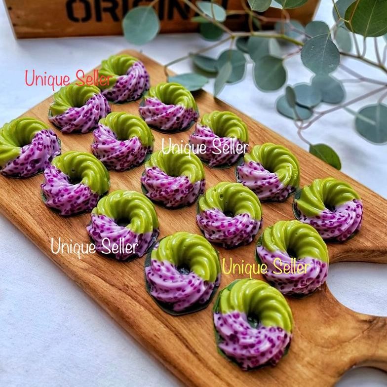 VIRAL 3 Lusin Cetakan Kue Kukus Plastik Agar Jelly Puding Kue Putu Ayu Talam Bunga Mawar Sakura Tuli