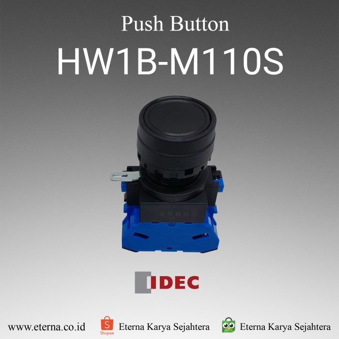 Idec Hw Series Pushbuttons Flush Momentary Hw1B-M110B