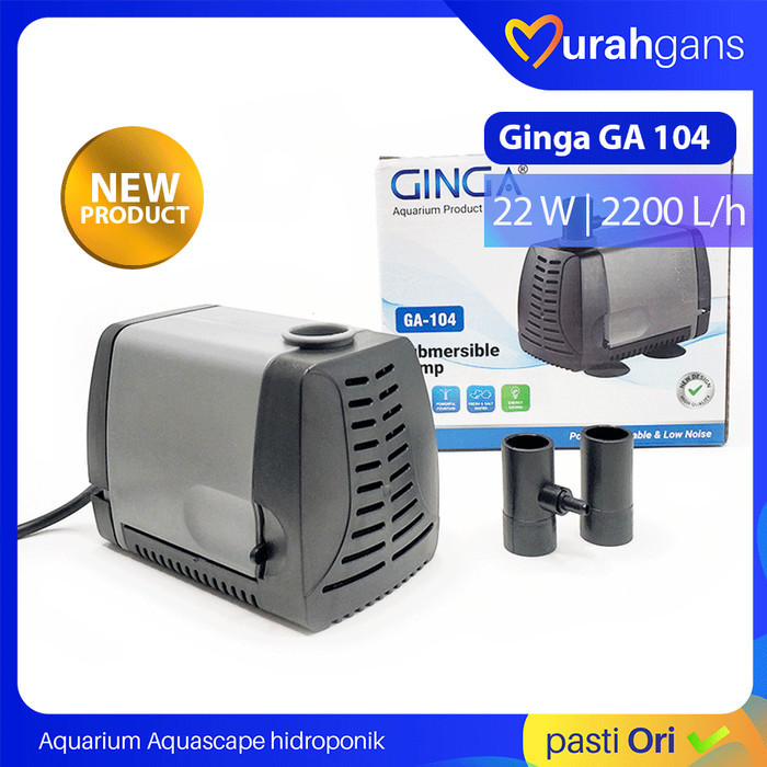 Pompa Air Celup Aquarium Kolam Ginga Ga 104 Low Watt Terbaik