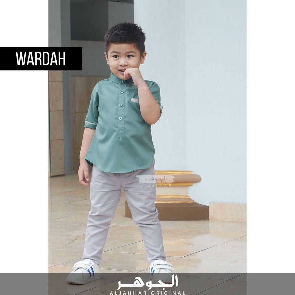 Promo Ramadhan Original Aljauhar Setelan Kemeja Koko Pakistan Qurta Anak Bayi Original