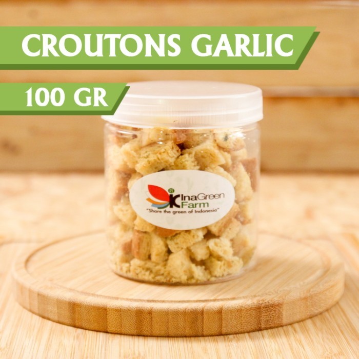 

PROMO! Premium Croutons Garlic for Salad Inagreen Farm Bandung