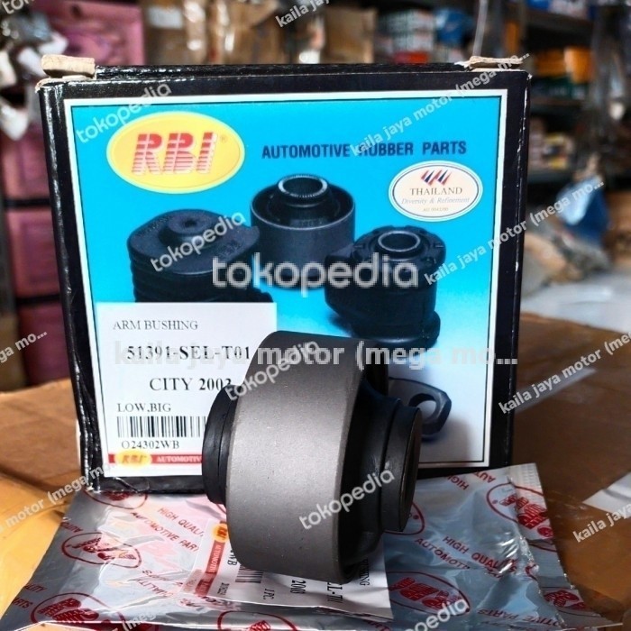 Ready BUSHING ARM/BOS ARM DEPAN BESAR HONDA JAZZ MERK RBI ORIGINAL THAILAND