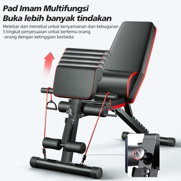 Terlaris Dumbbell Weight Bench Home/Fitness Adjustable Press Sit Up Bench Dumbell Stool/ Bangku Kurs