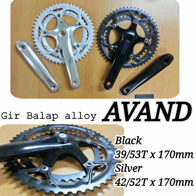 Produk Baru crankset 2 speed sepeda balap roadbike minivelo avand alloy