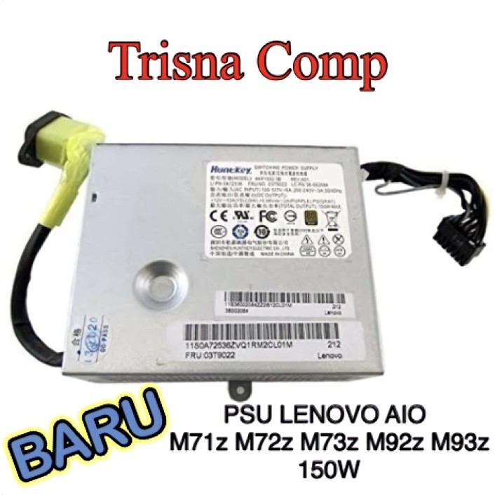 TERLARIS PSU power supply Lenovo Thinkcentre AIO M71z M72z M73z M92z M93z ORI
