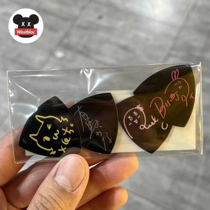 Fernandes x Oshi no Ko Rock Band Guitar Pick Ai Ruby Memcho Kana Sign
