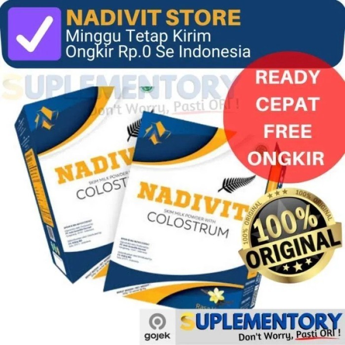 

Susu NADIVIT Colostrum Syaraf Kejepit Original Nadi Fit Asli Kolostrum