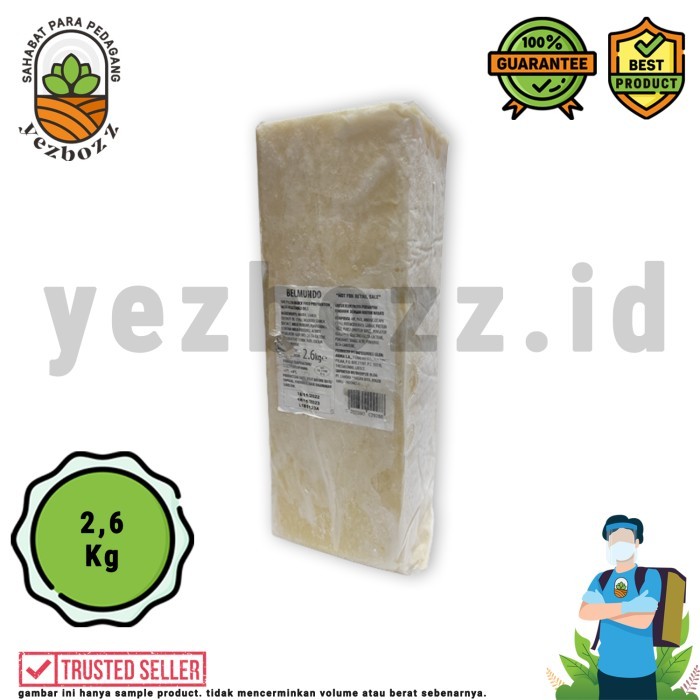 

BELMUNDO Parmesan Block Cheese Keju Parmesan Blok 2,6 KG