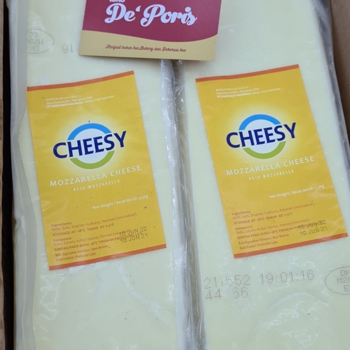 

Cheesy Mozzarella 4x2.3kg 1dus