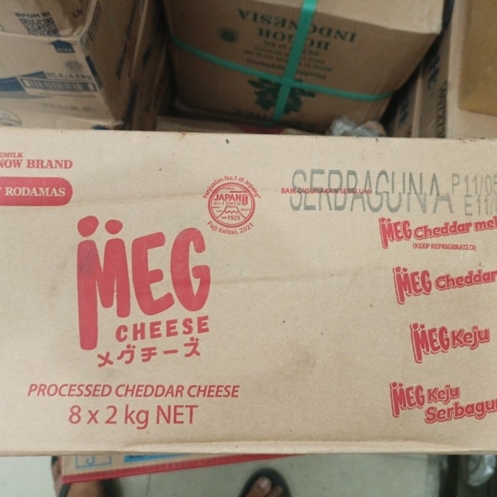 

keju Meg cheese hijau 8 x 2kg