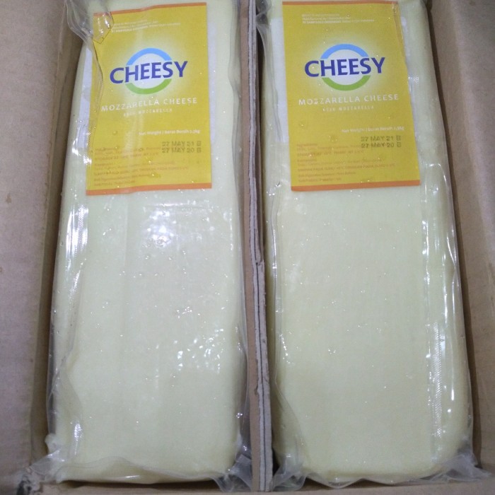 

Keju Mozzarella Cheesy 2.300gr/khusus Gojek Grab