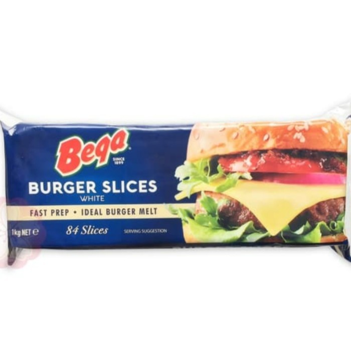 

bega white burger slices 1kg - frozen