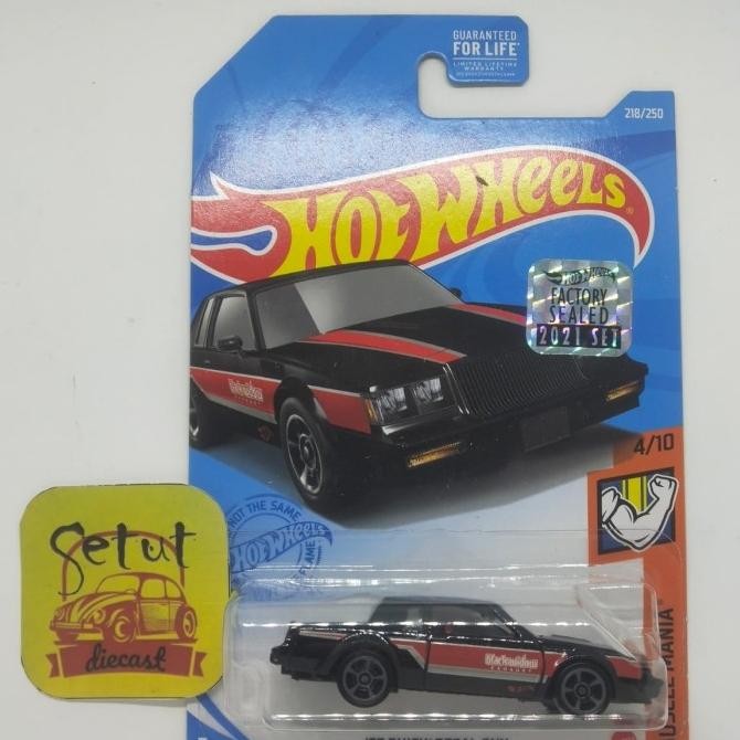 HOT WHEELS HOTWHEELS EXCLUSIVE RECOLOR 87 BUICK REGAL GNX FS HITAM