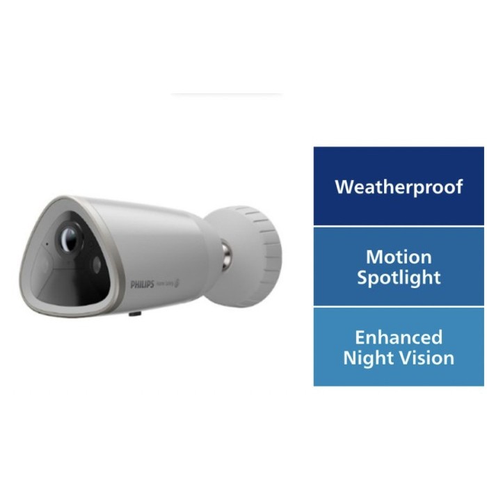 

PHILIPS Home Safety Wireless Spotlight Camera 5000 Series