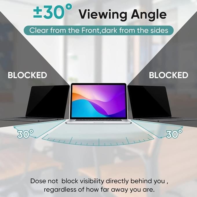 MACBOOK AIR 13 A2337 M1 2020 ANTI SPY MAGNETIC SCREEN PROTECTOR FILM