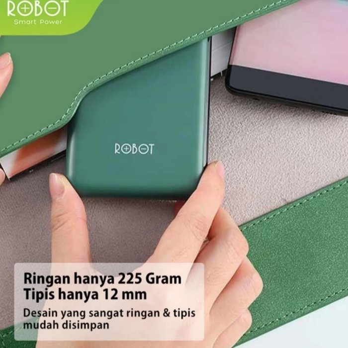 Powerbank Robot 10000 Mah Rt180 Dual Input Type C Dan Micro Usb Ori