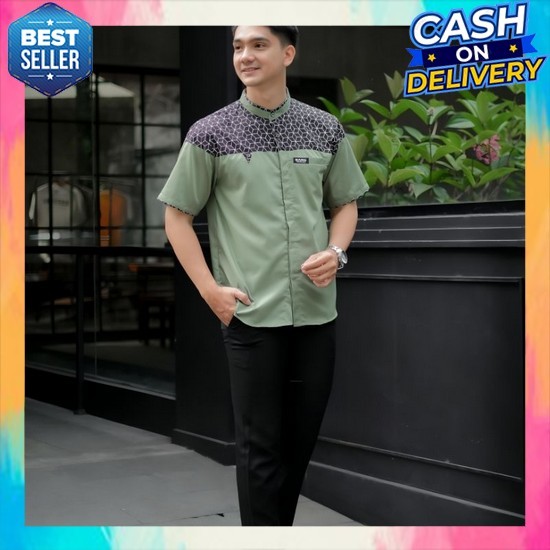 Koko Pria Lengan Panjang Pendek Premium Terbaru 2025 Kokoh Laki Laki Dewasa Kemko Laki2 Remaja Baju 