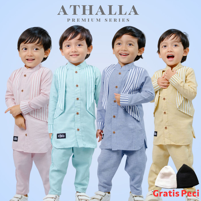 Baju Koko Setelan Anak Bayi Laki Laki Athalla 6 12 Bulan 1 2 3 4 Tahun