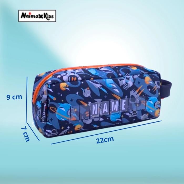

terbaru !!! naimax kids pencil case twinzip anak perempuan laki-laki alat pensil ready
