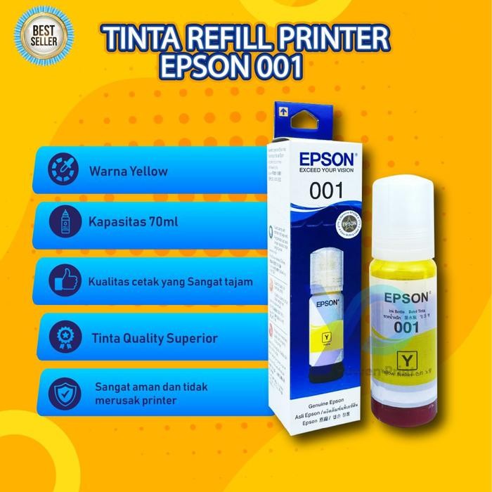 

terbaru !!! sepaket tinta epson 001 isi 4 botol premium for printer l4150 l4160 l6170 l6160