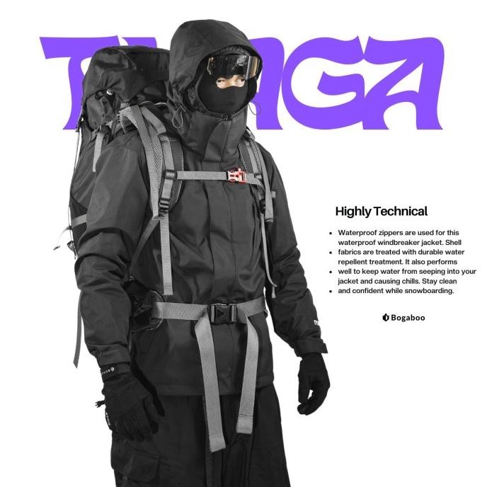 BOGABOO JACKET GTX 3 LAYER TYAGA WATERPROOF Pria Wanita  - Jaket Anti