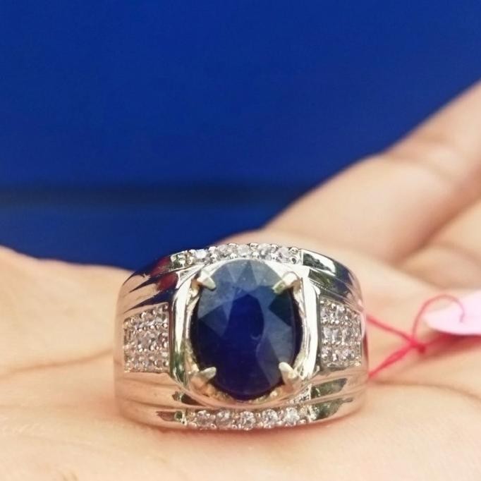 cincin batu blue safir afrika super
