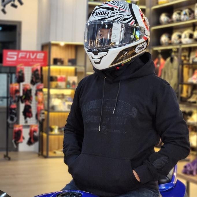 Rabbit And Wheels Equinox Black Hoodie