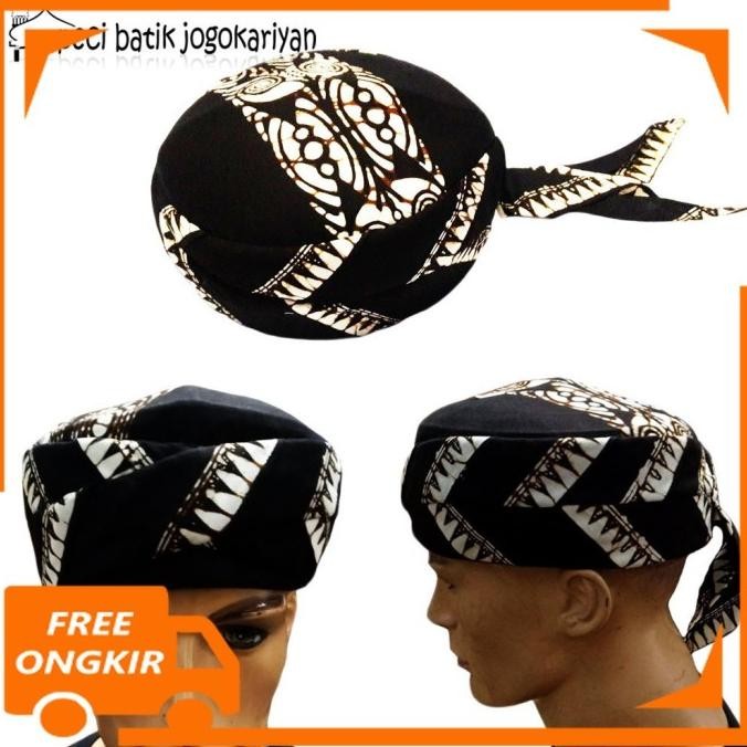 Terjangkau Peci Batik Jogokaryan Jogokariyan Motif Batik Kayu Kopeah Songkok