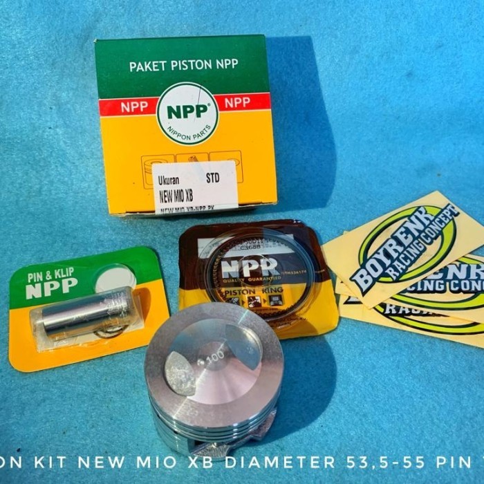 Piston Kit Seher Seker New Mio Xb 53.5 54 54.5 55 Pin 15 Npp - Boyrenk