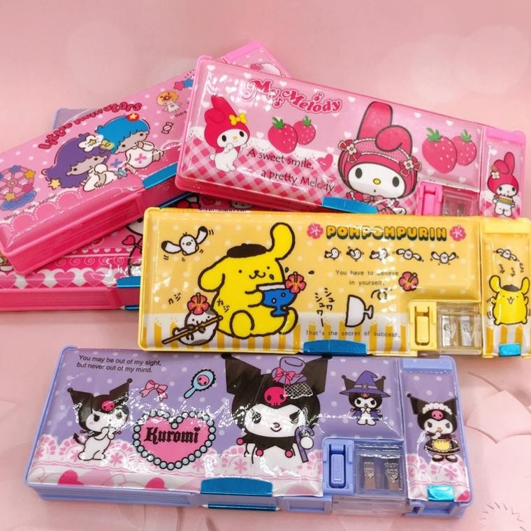 

Et-98 Promo Kekinian - S5984 Kotak Pensil Sanrio / Kotak Pensil Magnet 2 Sekat / Kotak Pensil Anak Dilengkapi Rautan / Kotak Pensil Karakter Lucu