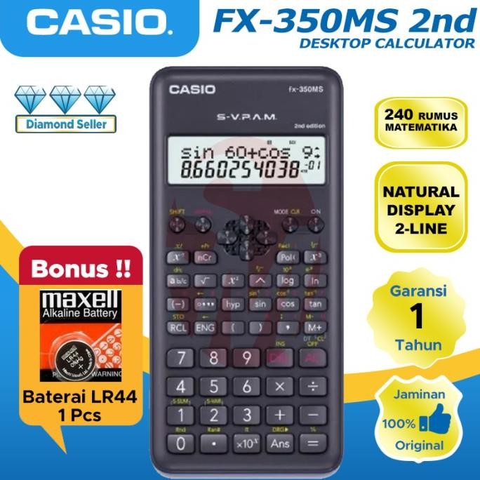 

Kalkulator Casio FX 350 MS Plus
