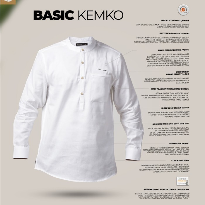 Samase Kemko Basic Pjg 01U112P Limited Edition {TerlarisBest Seller}