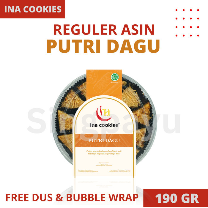 

New! REGULER ASIN - Ina Cookies Kue Kering Lebaran Free Bubble Wrap/Dus - PUTRI DAGU Idul Fitri