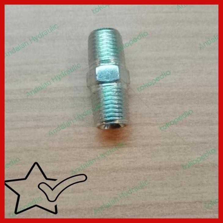 [ADY] DOUBLE NEPLE 1/4 x 1/4 NPT - NPT / DOUBLE NEPLE 1/4" NPT - 1/4" NPT
