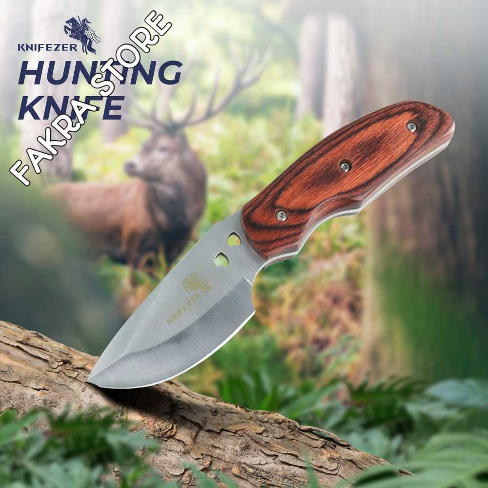 KNIFEZER Pisau Berburu Hunting Knife Survival Tool - BUCK076 Original Termurah