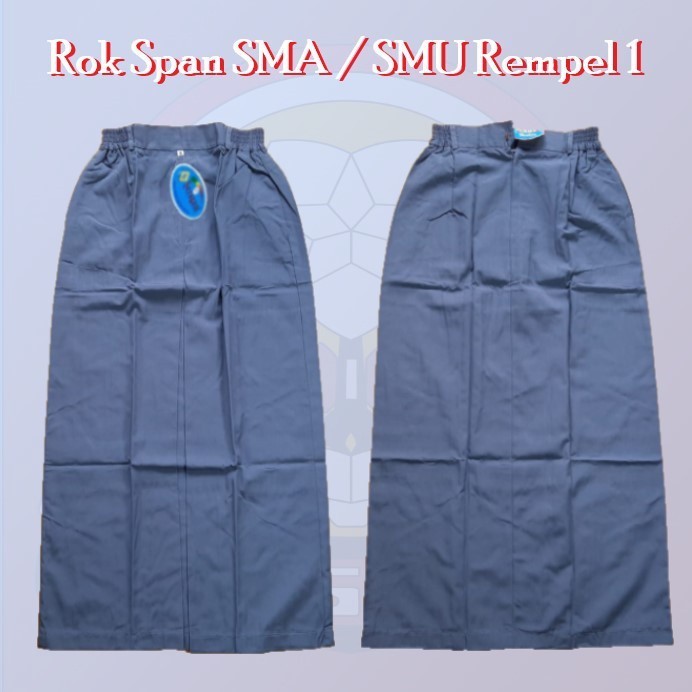 Rok Sekolah Panjang Span 1 SMA ( MERK BULLOVA DAN SERAGAM )