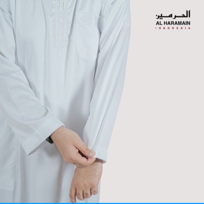 13B Gamis Jubah Al Haramain Oblong Tanpa Kerah Lengan Panjang Polyster {TerlarisBest Seller}