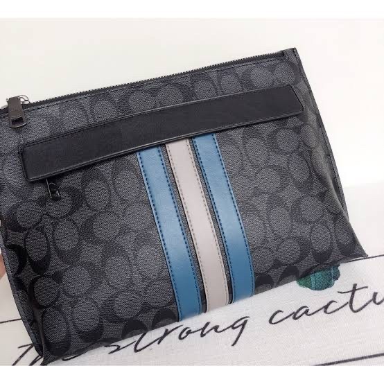 Clutch Men Signature Black Authentic Ori Free mask