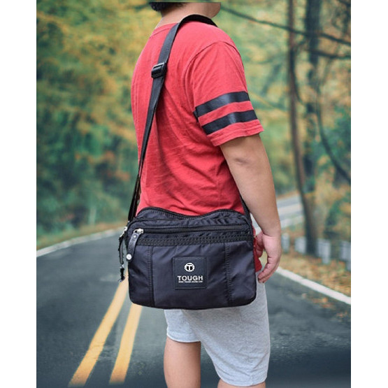 Tas Tough Army Jeansmith 5498 tas selempang tough army BLACK ONLY