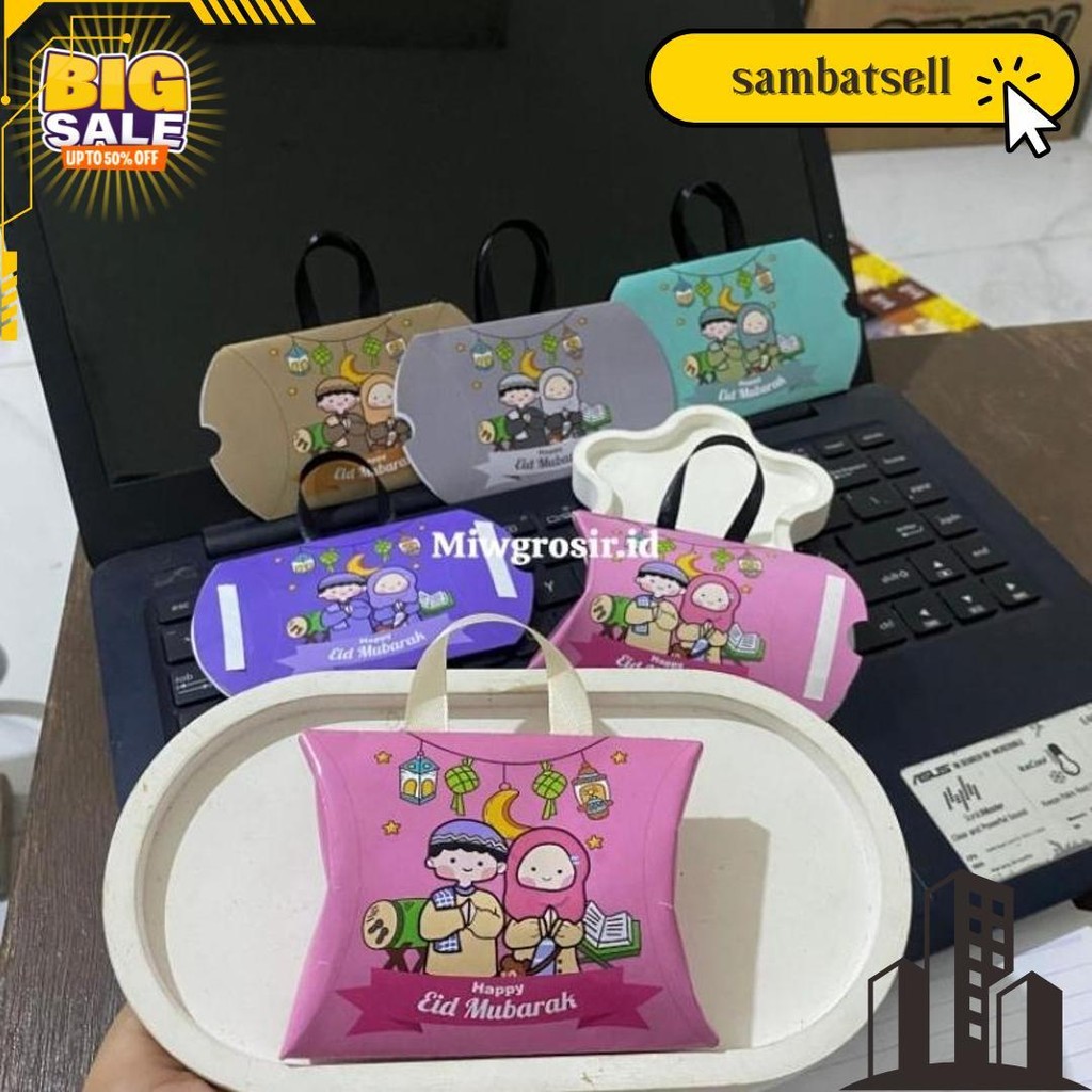 

Amplop Lebaran Bentuk Tas Aesthetic Isi 10Pcs Gratis Ongkir